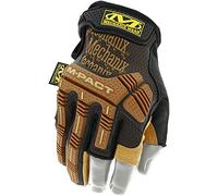 Mechanix Wear M-Pact® Leather Framer Guanti (Large, Marrone/Nero)