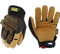 Mechanix Wear Original Leather Guanti in pelle da uomo, Marrone/Nero - L