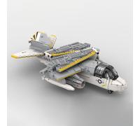 MechEdu 2092PCS MOC-150877 1:35 S-3 Viking Kit da costruzione, ogni parte garantisce una solida struttura stabile, un regalo per adolescenti e adulti