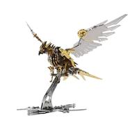 MechEdu Falcon Predator - Set di 279 puzzle in metallo, modello di montaggio bionico 3D, un regalo per appassionati di modellismo e collezionisti
