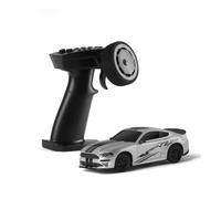 MechEdu RC Drift Auto in scala 1:43, 2,4 Hz RC veicolo con controllo completamente proporzionale, trazione integrale permanente, sospensione indipendente e illuminazione di simulazione LED, lunga