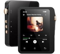 MECHEN 128 GB Lettore MP3 Bluetooth Hi Res, Audio Digitale Ad Alta Risoluzione Senza Perdita, Lettore DSD DAC FLAC, 192 Khz/24 bit, Touchscreen, USB C, OTG, con Custodia in Pelle (M33)