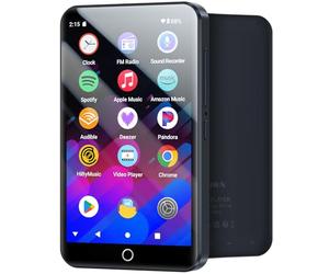 MECHEN 32GB Lettore MP3 Bluetooth 5.0 e WiFi, 4 Pollici Touchscreen | Sistema Android 13, Streaming Musicale (Spotify, Audible, Amazon Music, Deezer), Radio FM, USB C