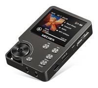 MECHEN M30 Lettore MP3 64GB, Hi Res Lettore FLAC Audio Digitale ad alta Risoluzione DSD Senza Perdita, Doppio DAC CUE Equalizzatore Rotella di Scorrimento, Memoria Espandibile a 256GB (Gray-US)