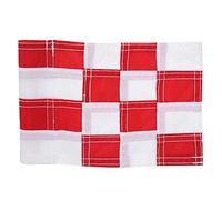 MechKit Bandiere Golf Putting Green A Scacchi Pratica in Cortile Golf Hole Pole Cup Aste per Bandiere Materiale in Nylon Resistente ai Raggi UV Indicatore di Direzione del per (Rosso e Bianco)