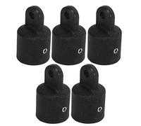 MechKit Bimini Top cap Eye End Raccordo Superiore in Nylon Tappo di Copertura Eye End Marine Bimini Top Hardware Accessori Set per Barche Kayak 5 Pezzi Materiale in Nylon (h/z” (Si alzò))
