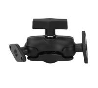 MechKit Double Ball Mount Heavy Duty Aluminum Alloy Double Socket Arm Ball Mount with 1.5 inch C Size Ball Adapter for Tablet Phone Vehicle Boat Farm Machine