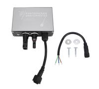 MechKit Inverter Solare Micro Inverter MPPT, 12-25 V 200 Wp Impermeabile IP45 in Lega di Alluminio a Onda Sinusoidale per Camion Camper