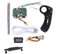 MechKit Kit Telecomando Controller per Skateboard Elettrico, 36V 10S 12A Longboard Elettrico Sinusoidale Dual Drive Hub Motor Controller Scheda Madre ESC con Telecomando
