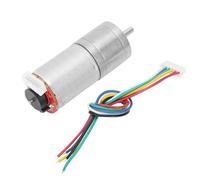 MechKit Motoriduttore Encoder Motore DC 12V 500RPM Coppia Elevata Bobina in Rame Puro Ingranaggio Full Metal per Robot RC Auto Motore Fai Te Giocattolo