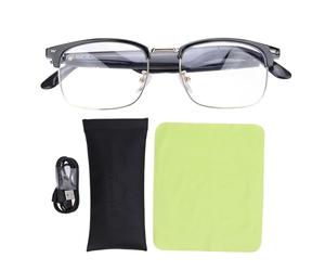 MechKit Occhiali Bluetooth Intelligenti Traduzione multilingue Wireless Cuffie Integrate Anti Luce Blu Design Elegante per Viaggi d'Affari Lavoro d'ufficio Materiale ABS PC