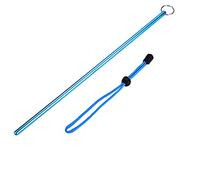MechKit Puntatore per Asta di Rumore per Immersioni in Lega di Alluminio con Cordino per Paracadute per Comunicazione e Interazione Subacquea Attrezzatura Subacquea Leggera e (Blu (con Braccialetto