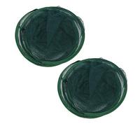 MechKit Rete Pesca Circolare Pieghevole Rete di Nylon ad Alta Resistenza Gabbia per Gamberetti Portatile per Gli Appassionati di Pesca 2 Pezzi 80 cm Diametro Leggero Durevole