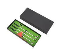 MechKit Set Regalo Penne Golf Penne a Sfera Mini Golf Premium con Scatola portabandiera Perfetto Amante del Golf Presente Lega di Zinco Lega di Alluminio Design Elegante Pratico