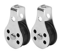 MechKit Stainless Steel Bearing Wheel Pulley 25mm 2Pcs Marine Accessories Waterproof Rust Proof Anti Corrosion for Yacht Ship Kayak Sailing Tools