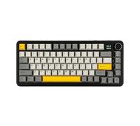 MechLands AK820 MAX HE Hall Effect Magnetic Gaming Keyboard, Azionamento regolabile, 3 modalità Wireless Rapid Keyboard con schermo e pulsante, Cremosa, RGB, NKRO per Win/Mac, QWERTY (nero)