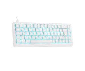 MechLands Epomaker, HE68 Lite, Tastiera da gioco, layout tedesco QWERTZ, cablata con interruttore magnetico, hot swap, driver personalizzato, guarnizione cremosa, RGB