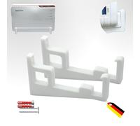 MECHONIX Supporto da parete per Fritz!Box 5690 Pro, bianco con innovativo sistema a clic, materiale di montaggio incluso, Made in Germany