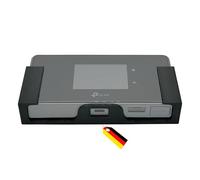 MECHONIX Supporto da parete per router TP-Link M8550 5G, montaggio a parete e da tavolo o roulotte, in plastica, nero, Made in Germany.