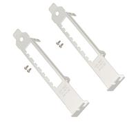 MechPort Confezione da 2 staffe NIC a piena altezza, compatibile con adattatore di rete convergente Ethernet a quattro porte Intel X710-DA4, supporto di ricambio in metallo