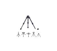 Mechrig Treppiede in fibra di carbonio con regolazione dell'angolo a 3 fasi, supporto portatile leggero retrattile per fotocamera DSLR Mirrorless Vlogging - vite da 1/4" e piedini a chiodo-62027