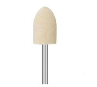 MECHURA Lucidatura in Feltro di Lana Mola for smerigliatura in Lana, Acciaio Inossidabile, Metallo, Giada, Vetro, Specchio, Manico 2,35 mm, lucidatura 3,0 mm(Khaki)