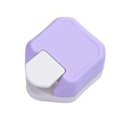 MECHURA Perforatrice Carta 4 in 1 Tag Punch Angolo Arrotondatore Taglierina for Carta Etichetta for Scrapbooking Carta 3 in Foto Fai da Te(Purple 3in1)