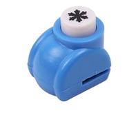 MECHURA Perforatrice Carta Mini perforatrice a Forma di Fiore for Scrapbooking Fai da Te, creazione di Biglietti, lavori di Carta - Perforatrice in Calico Fatta a Mano da 3/5/7 mm(Snow)