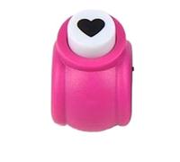 MECHURA Perforatrice Carta Mini perforatrice a Forma di Fiore for Scrapbooking Fai da Te, creazione di Biglietti, lavori di Carta - Perforatrice in Calico Fatta a Mano da 3/5/7 mm(Heart)