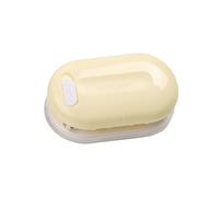 MECHURA Perforatrice Carta Perforatrice for Fogli mobili Portatile a 3 Fori con Supporto for Apertura da 5,5 mm, capacità di Fogli for quaderni, diari e Fai da Te(Yellow)