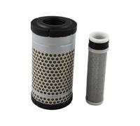 Meckparts Kit filtro aria 32721-58242 6C060-99410 compatibile con escavatore Kubota K008-3 KX41-3 U15 U17 U25S trattore B21 B2301HSD B2320DT B2320DTN B2320DTWO B2320 HSD B2320HSDN B2410HSD