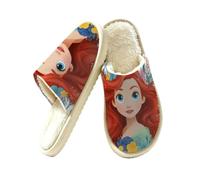 Meclich Home Pantofole da interno per le donne Cartoon Princess Sirene-L | Pantofole da uomo per camera da letto, calde e soffice, antiscivolo, simpatiche, regalo invernale