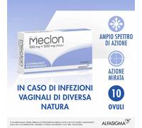 Meclon 100mg+500mg Ovuli per Vaginosi Vaginiti e Vulvovaginiti, 10 Ovuli