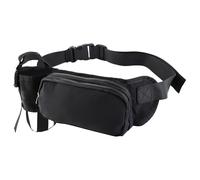 Mecmbj Marsupio Running con Porta Borraccia, Regolabile Marsupio Sportivo Impermeabile Uomo Donna, per Escursioni, Fitness, Viaggi, Corsa, Pocking, Impermeabile, Nylon