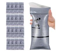 Mecmbj urinatoio Femminile Portatile, 16 PCS Pipi Donna in Piedi 700ml, Sacchetti urina Portatili USA e Getta per Uomini e Donne, Sacchetti per Vomito Auto, Sacchetti urina per Viaggi in Campeggio