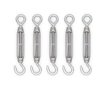 Mecollection M4/M5/M6/M8, ganci per corde, acciaio INOX 304, confezione da 5