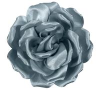 Mecool Grande spilla rosa a forma di fiore per capelli da ragazza, ideale per matrimoni e feste, 1 unité (Lot de 1), Alluminio Poliestere