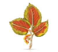 Mecool Spilla a forma di foglia d'acero per le donne autunno autunno foglie spilla gioielli accessorio abbigliamento decorazione spille da donna per matrimonio