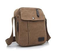 MeCool Uomo Borsa Tela Spalla Sacchetto di Marca Borsello per vintage Scuola università Sport Outdoor libri Messenger l'ufficio viaggio Tracolla Portadocumenti trekking Borse
