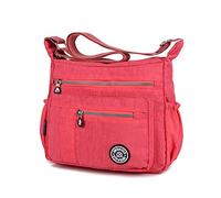 MeCooler Borsa a tracolla impermeabile da donna, leggera, indossabile anche sulla spalla, per il tempo libero, sport, scuola, viaggi