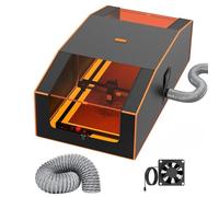 Mecpow Alloggiamento Per Incisore Laser, 1300x730x460mm Copertura Ignifuga Sovradimensionata, Protezione Antipolvere, Copertura Per Taglierina Laser Con Visione Su Due Lati,Isolata Contro Fumo e Odori