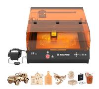 Mecpow X4 Pro 40W/20W Incisore Laser(Un Laser,Due Potenze),Taglio Laser Incapsulata Con Telecamera e Luce Led, Macchina Per Incisione Laser Ad Alta Velocità Da 30000mm/Min Incisore Laser Metallo