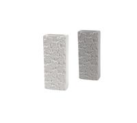 MECSAL CASALINGHI Set 2 Umidificatore Termosifone, Evaporatore d'Acqua, Umidifica Ambiente Aria, Decoro fiori, 2 Colori
