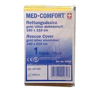 Med-Comfort Coperta di salvataggio 160 x 210 cm, colore: oro