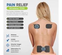 Med-Fit Dual Channel Combo 3, il dispositivo 3 in 1 per TENS wireless, stimolatore muscolare e massoterapia, un tenen ricaricabile professionale 18 programmi preimpostati clinicamente testati