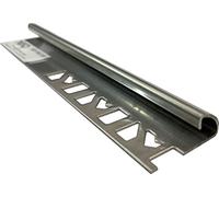 MED Profili Pavimenti e Rivestimenti, Profilo Jolly ad Angolo, Acciaio inox, Alluminio (Profilo jolly H10 mm Acciaio inox satinato, barra da Mt 2,5 conf. 20 pz (50 Mt))