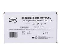 Med´s Abbassalingua Monouso di Legno non Sterili 100 pz Altro