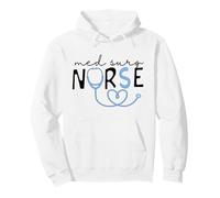 Med Surg Infermiere Medico Chirurgico Infermiere Pronto Soccorso Felpa con Cappuccio