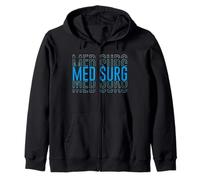 Med Surg Infermiere Medico Chirurgico Infermiere Pronto Soccorso Felpa con Cappuccio