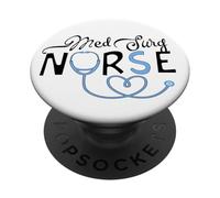 Med Surg Infermiere Medico Chirurgico Infermiere Pronto Soccorso PopSockets PopGrip Adesivo